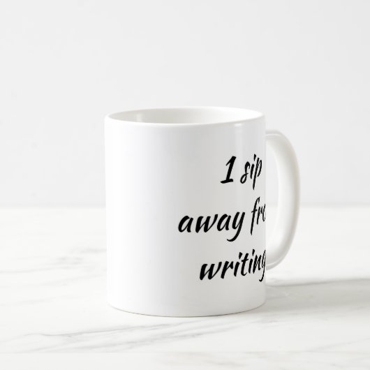 Schriftblock 1 Abstand vom Schreiben der Tasse (VorderseiteRechts)