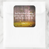 Schriftenplaner | Scrapbook | Zeitschriftenaufkleb Quadratischer Aufkleber (Tasche)