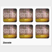 Schriftenplaner | Scrapbook | Zeitschriftenaufkleb Quadratischer Aufkleber (Blatt)