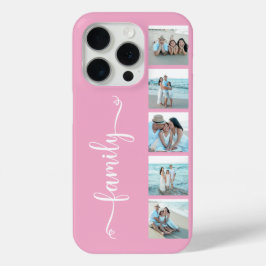 Schriftfamilie Foto Rosa Case-Mate iPhone Hülle
