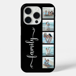 Schriftfamilie Foto Schwarz Case-Mate iPhone Hülle