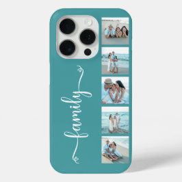 Schriftfamilie Foto Teal Case-Mate iPhone Hülle