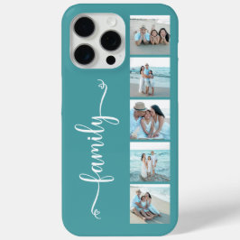 Schriftfamilie Foto Teal Case-Mate iPhone Hülle