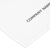 Schriftfarbe für das Firmenlogo Tischdecke (Schrägansicht)