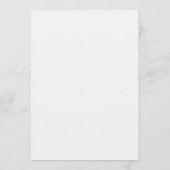 Schriftgestaltung Hochzeit Menükarte (Rückseite)