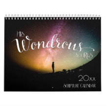 Schriftkalender - Seine wunderbaren Werke