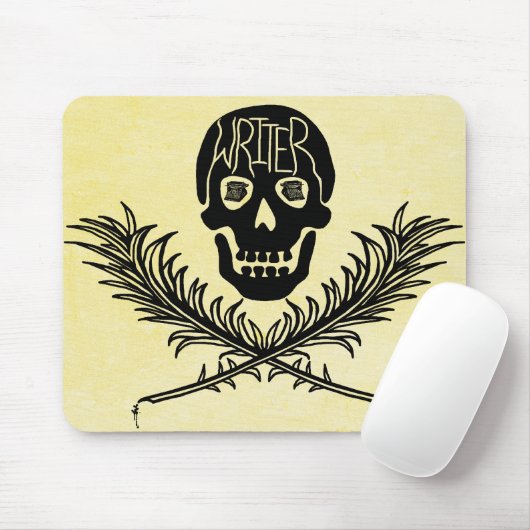 Schriftkunde und Kreuzworträtsel Mousepad (Mit Mouse)