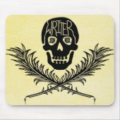 Schriftkunde und Kreuzworträtsel Mousepad (Vorne)