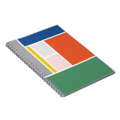 Schriftliche Kunst des hintersten Farbblocks Notizblock (Rechte Seite)