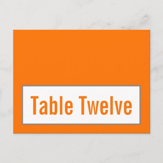 Schriftliche Platzkarte Modernes Grau Damask Spitz Postkarte (Vorderseite)