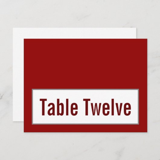 Schriftliche Platzkarte Modernes Grau Damask Spitz Postkarte (Vorne/Hinten)