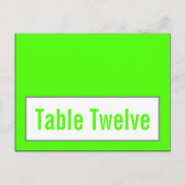 Schriftliche Platzkarte Modernes Grau Damask Spitz Postkarte (Vorderseite)