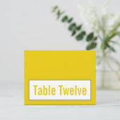 Schriftliche Platzkarte Modernes Grau Damask Spitz Postkarte (Stehend Vorderseite)