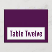 Schriftliche Platzkarte Modernes Grau Damask Spitz Postkarte (Vorderseite)