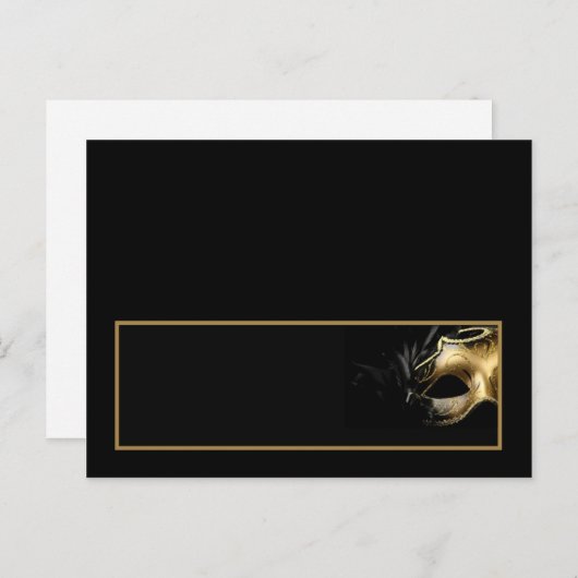 Schriftliche Platzkarte Sweet 16 Gold Black Postkarte (Vorne/Hinten)