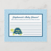 Schriftliche Ratschläge Karte Schildkrötenriff Mee (Vorderseite)