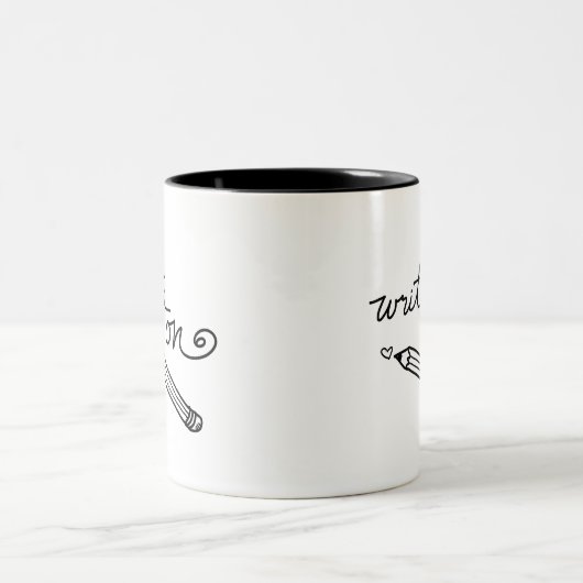 Schriftliche Tasse - "Write On" (Mittel)