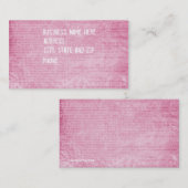 Schriftliche Wörter Visitenkarte (Vorne/Hinten)