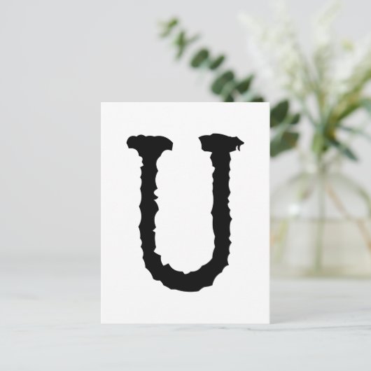 Schriftlicher Brief U Postkarte (Stehend Vorderseite)