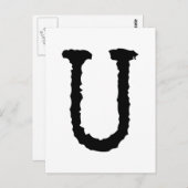 Schriftlicher Brief U Postkarte (Vorne/Hinten)