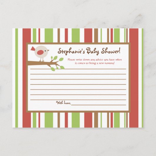 Schriftlicher Ratgeber Karte Roter Barn Farm Bird (Vorderseite)