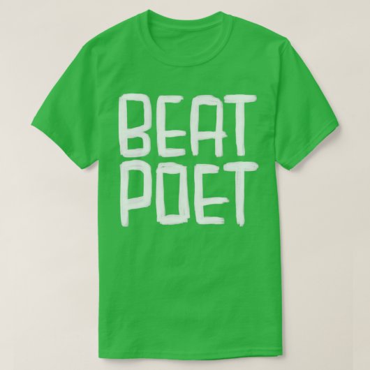 Schriftliteratur Beat Poet T-Shirt (Design vorne)