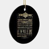 Schriftmäßiger Bibel-Vers - Colossians 3:12 - 13 Keramik Ornament (Rechts)