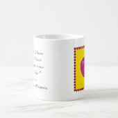 Schriftmäßiger Kaffee-Tassen-Gott heilt das Kaffeetasse (Mittel)