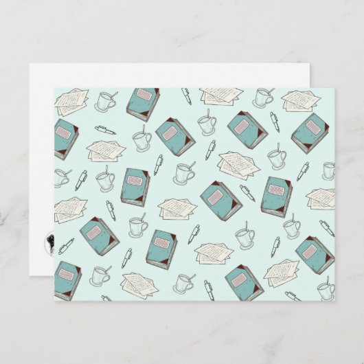 Schriftmaterial Postkarte (Vorne/Hinten)