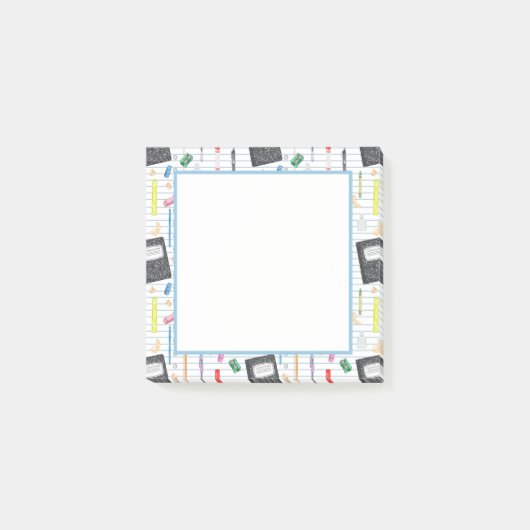 Schriftmaterial - Schulreihen Post-it Klebezettel (Vorderseite)