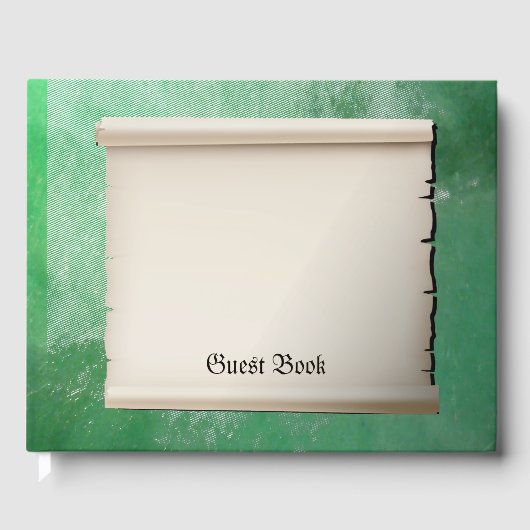 Schriftrolle Gästebuch (Vorderseite)