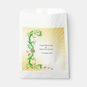 Schriftrollen und Schmetterlinge Geschenktütchen