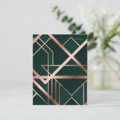 Schrifts-Bezugskarten-Grün Dankeskarte (Stehend Vorderseite)