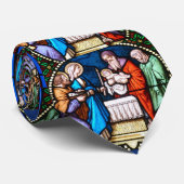 Schrifts-Buntglas-Kirche Windows religiös Krawatte (Gerollt)