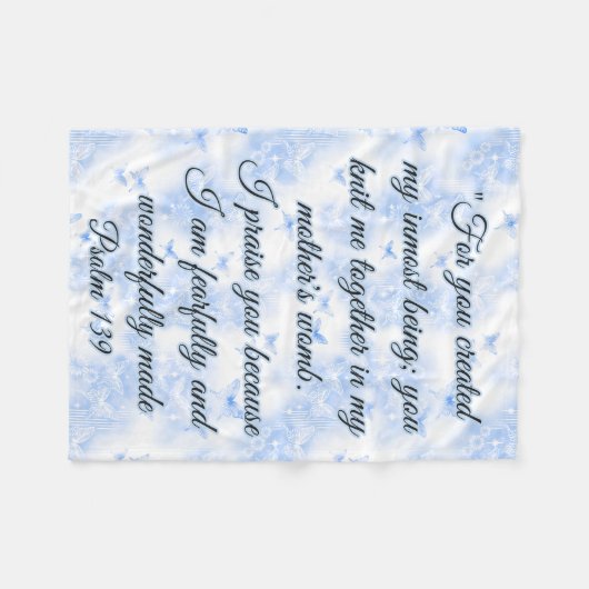 Schrifts-Decke Fleecedecke (Vorderseite (Horizontal))