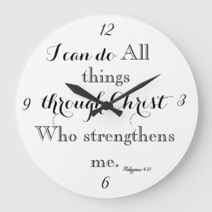 Schrifts-runde Wanduhr