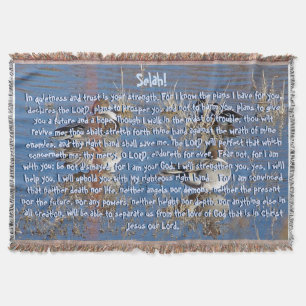 Schrifts-Versprechen der Gott-Enten-Wurfs-Decke Decke