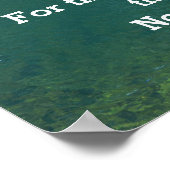 Schriftsatz - Das Gebet des Herrn Poster (Ecke)