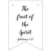 Schriftsflagge, die Frucht der heiligen Wimpelkette (Erste Fahne)