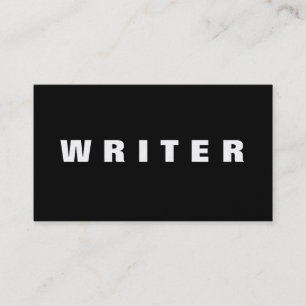Schriftsteller   Autor   Text Visitenkarte