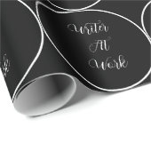 Schriftsteller bei der Arbeit Geschenkpapier (Rolleneckpunkt)