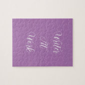 Schriftsteller bei der Arbeit Lila Puzzle (Horizontal)