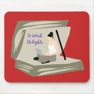 Schriftsteller bei der Arbeit / Writish Delights ( Mousepad