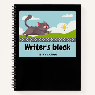 Schriftsteller-Block: Comic-Strip des Unglaublich  Notizblock