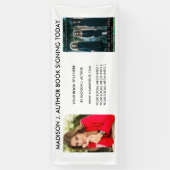 Schriftsteller Buch Foto weiß oder Auswahl Farbe Banner (Vertikal)