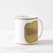 Schriftsteller-Definition Kaffeetasse (VorderseiteRechts)