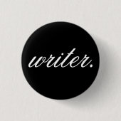 Schriftsteller (Extravagant) Button (Vorderseite)