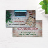 Schriftsteller, Freelance Writer mit Buchabdeckung (Schreibtisch)