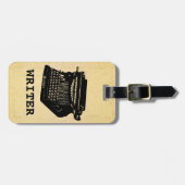 Schriftsteller Gepäckanhänger (Vorderseite horizontal)