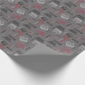 Schriftsteller Geschenkpapier (Ecke)